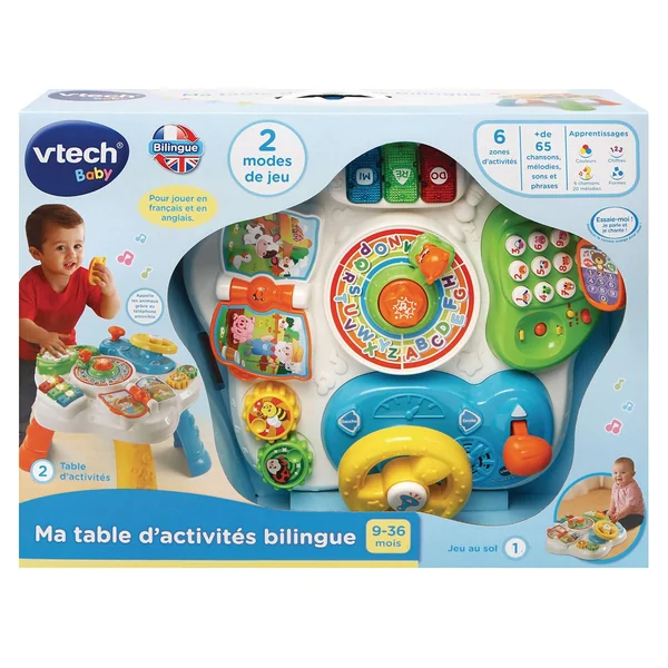 Ma table d'activités bilingue
