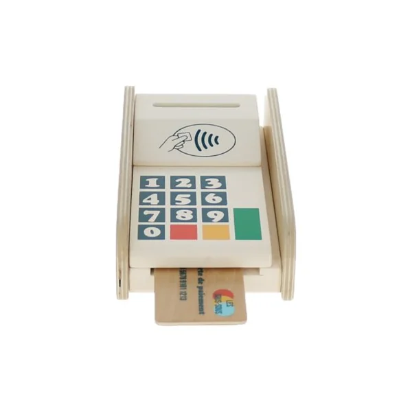 Machine à carte bancaire en bois
