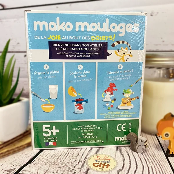 Mako moulages - Balade en forêt - 3 moules