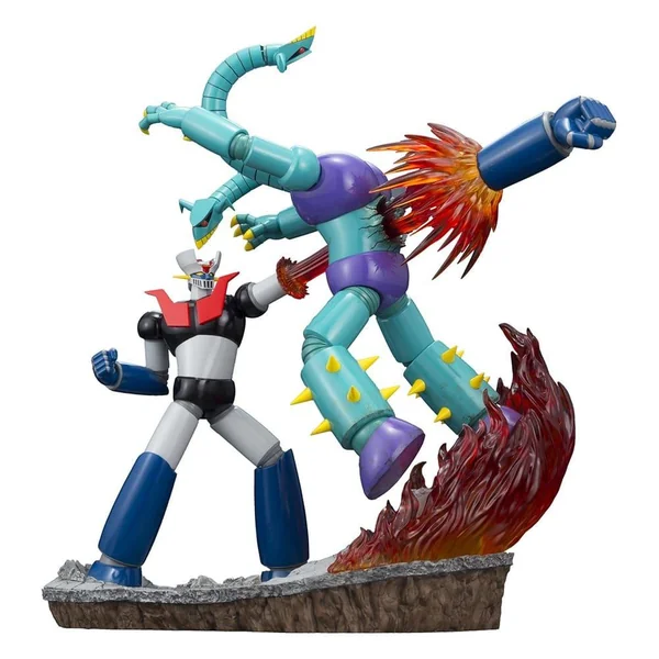 Mazinger - Diorama Scene Selection 03 Mazinger Z Rocket Punch! 19 cm - Plex | GeeksnFans