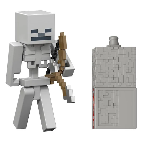 Minecraft - Figurine Squelette 8 cm - Mattel | GeeksnFans