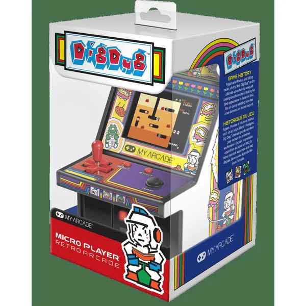 Mini Borne d'Arcade - Micro Player - Dig Dug - My Arcade