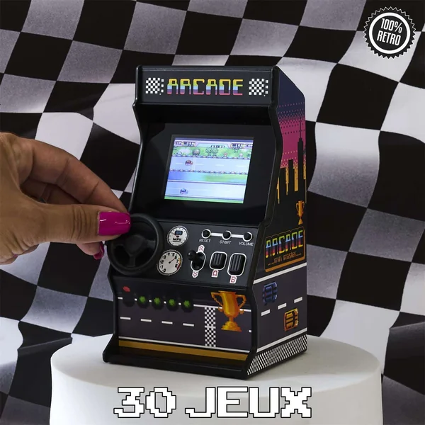 Mini Machine Arcade - voiture de course (30 jeux)