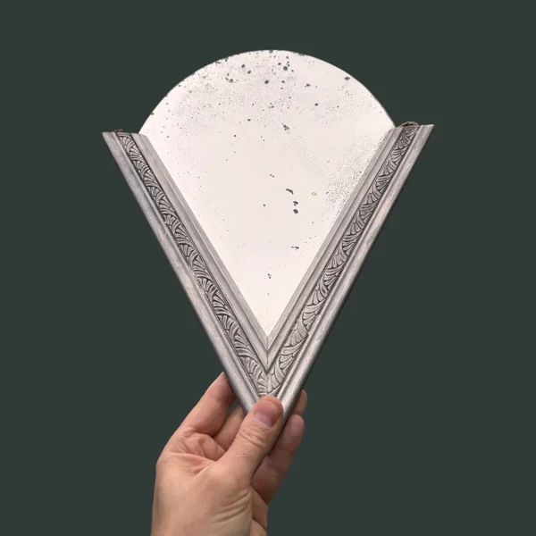 Miroir demi-lune Art Déco
