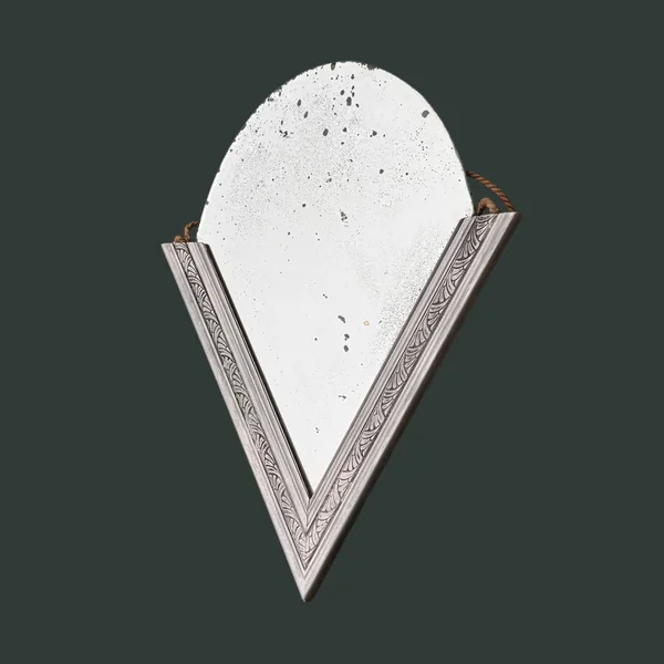 Miroir demi-lune Art Déco