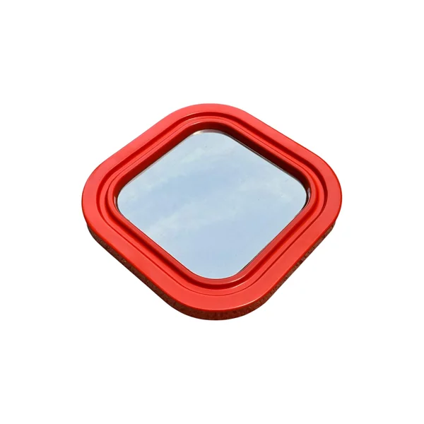 Miroir orange vintage pop 70s