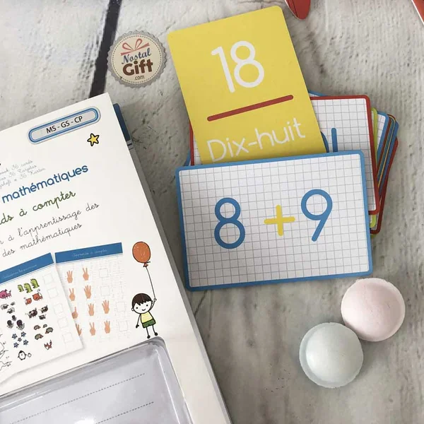 Mon cahier de mathématiques "J'apprends à compter" (et ses 36 cartes)