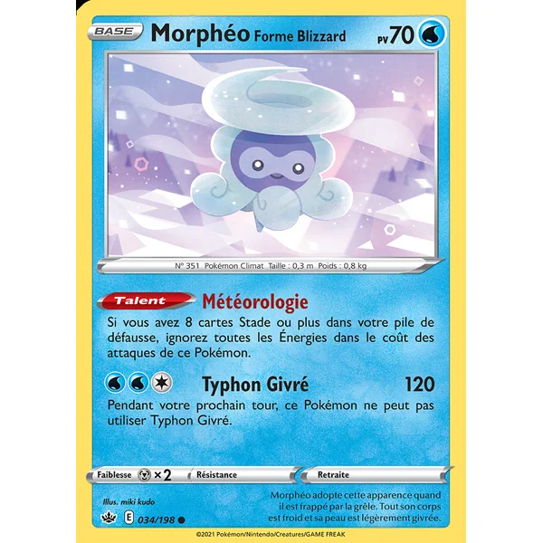 Morphéo Forme Blizzard 034/198