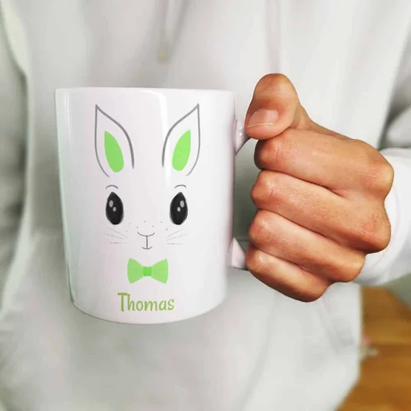 Mug lapin vert - Pâques