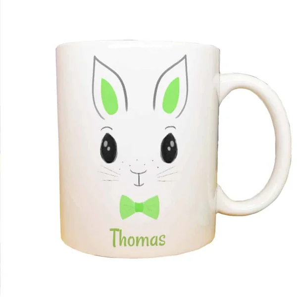 Mug lapin vert - Pâques