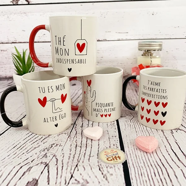Mug "Tu es mon alter égo" - Idée Cadeau Saint Valentin