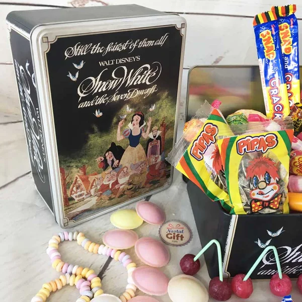 Méga coffret bonbon rétro - Blanche Neige