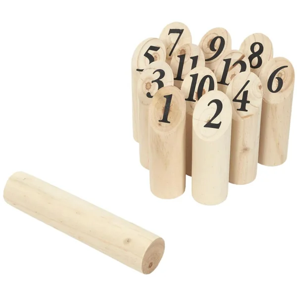 Mölkky : Jeu de Quilles en Bois Nordique