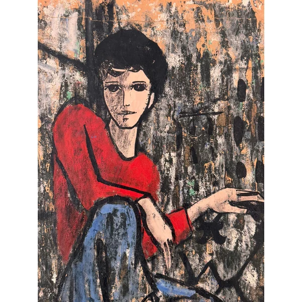 Nadi Ken, portrait d'un garçon, vers 1950