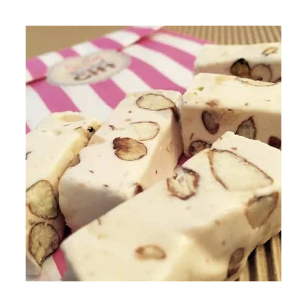 Nougat tendre aux amandes x5