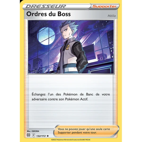 Ordres du Boss 132/172