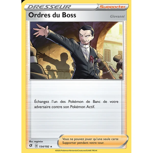 Ordres du Boss 154/192