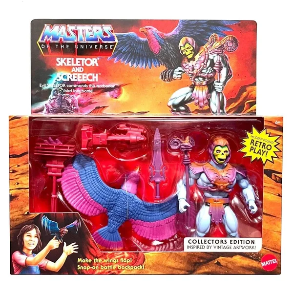Pack 2 figurines Skeletor & Screeech - Les Maîtres de l'Univers Origins