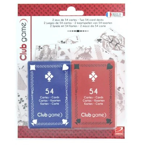 Pack de 2 jeux de 54 cartes