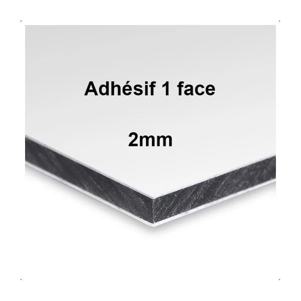 Panneau Dibond 1 Face Adhesif 2 Mm