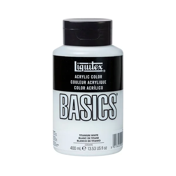 Peinture Acrylique Blanc De Titane 400Ml Basics Liquitex