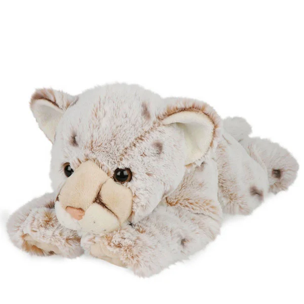 Peluche 45 cm : Léopard des neiges