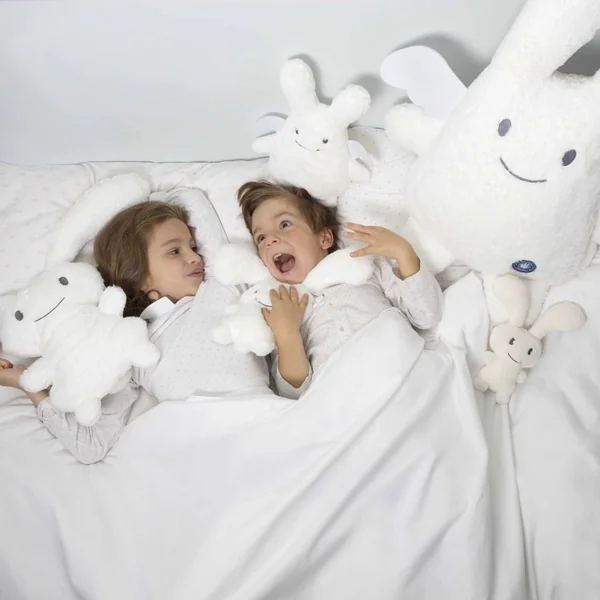 Peluche 60 cm - Ange Lapin "Ice"