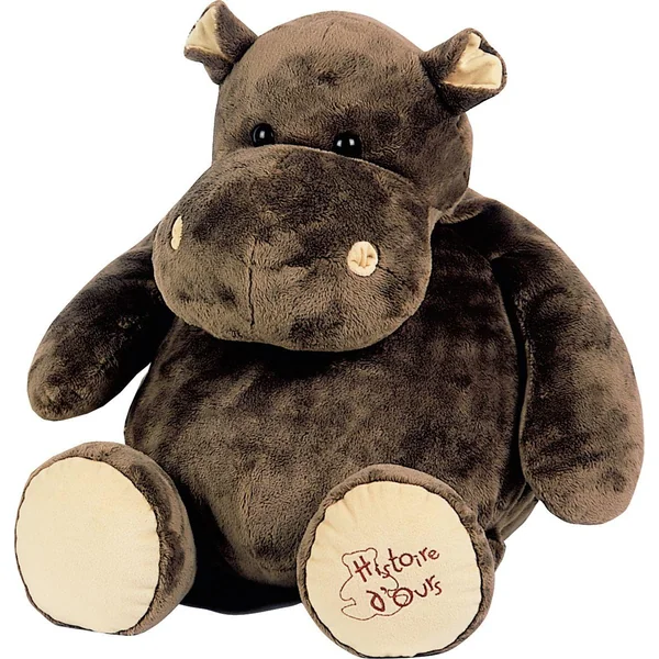 Peluche hippopotame géant 60cm