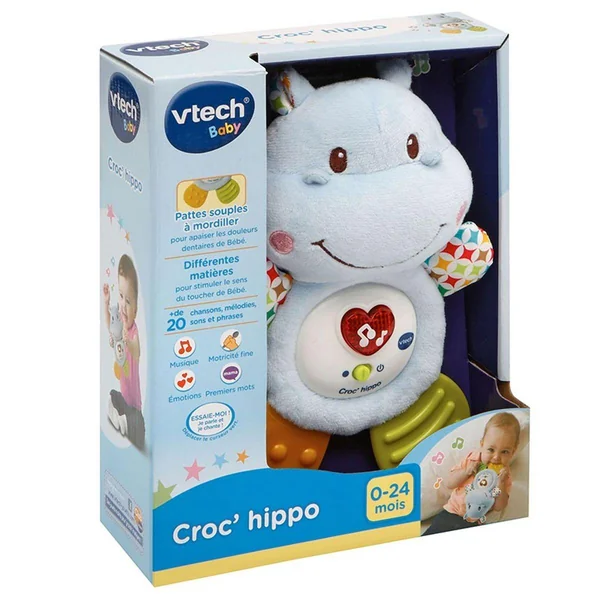 Peluche interactive Croc'hippo