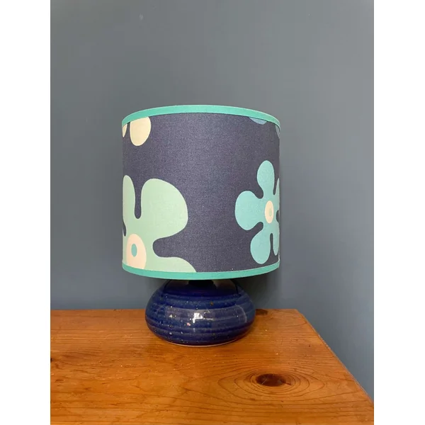 Petite lampe vintage bleue