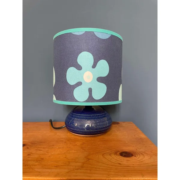 Petite lampe vintage bleue