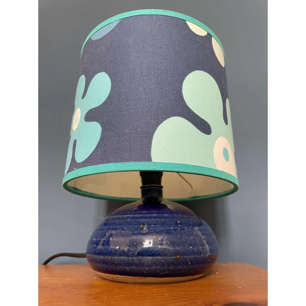 Petite lampe vintage bleue