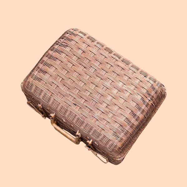 Petite valise ancienne en osier