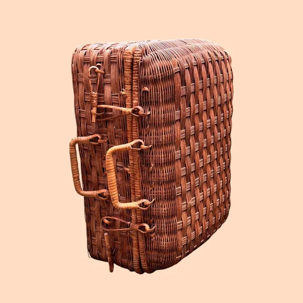 Petite valise ancienne en osier