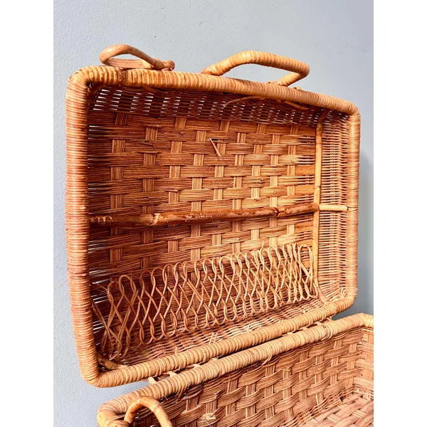 Petite valise ancienne en osier