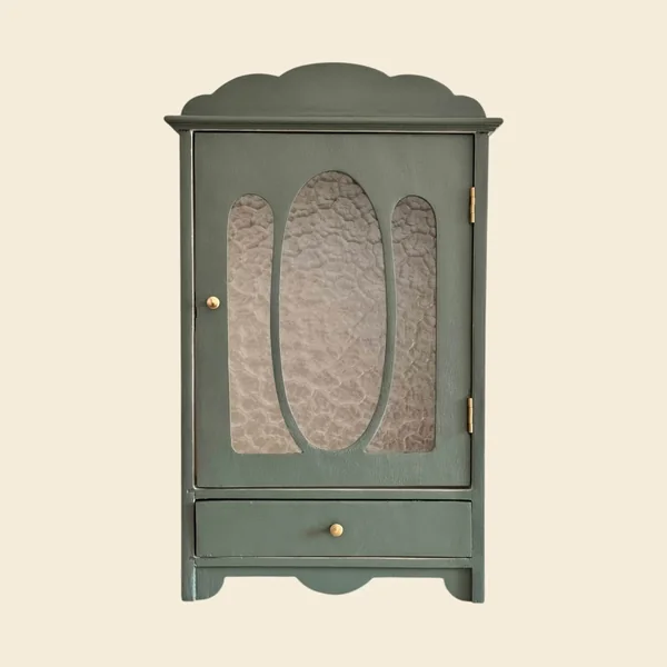 Petite vitrine murale ancienne revisitée