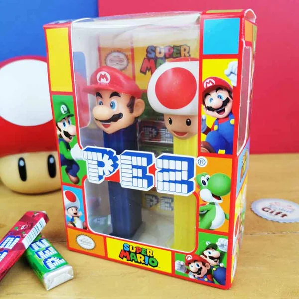 PEZ Super Mario – Coffret de 2 PEZ + 4 recharges