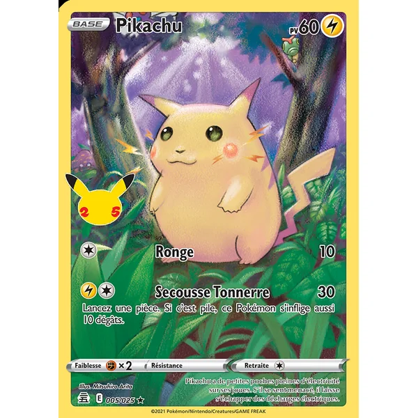 Pikachu 005/025