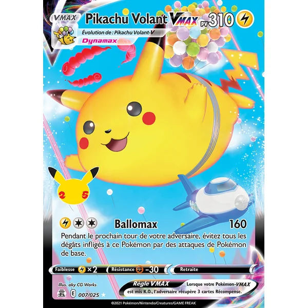 Pikachu Volant 007/025