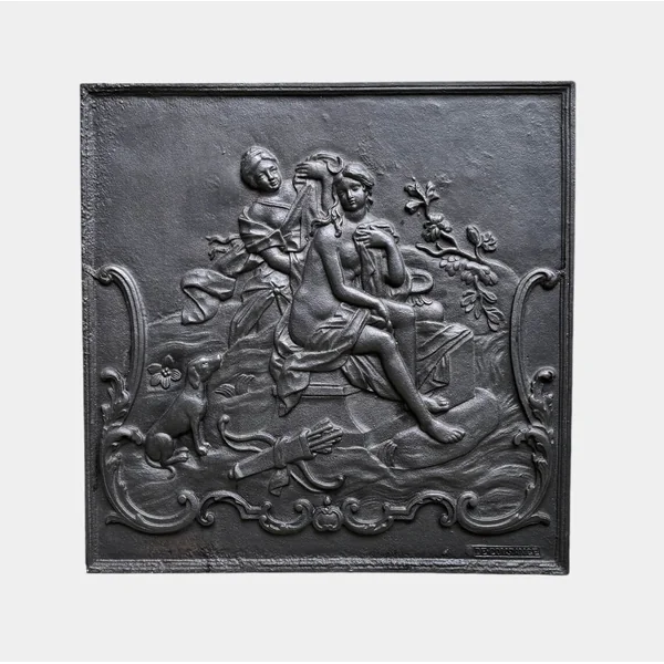 Plaque de cheminée en fonte de Cousance
