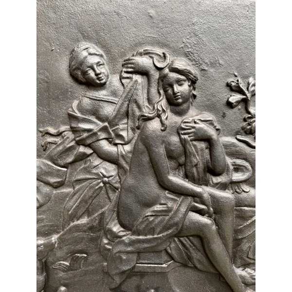 Plaque de cheminée en fonte de Cousance