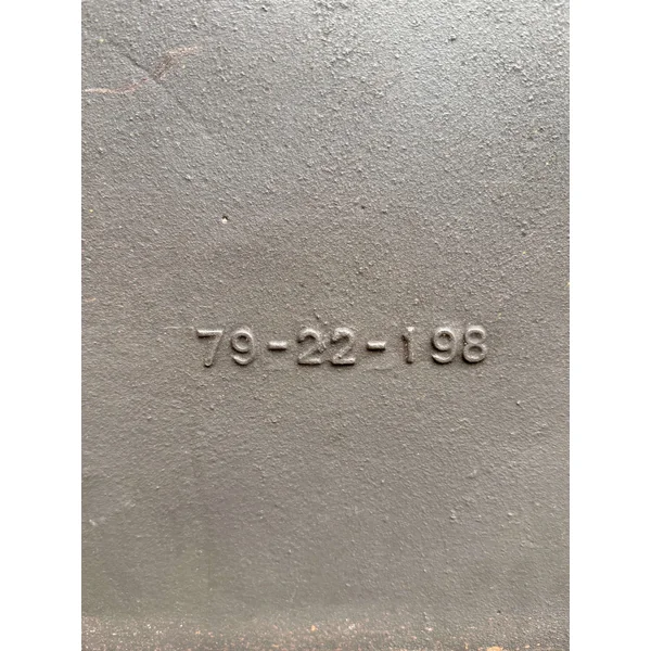 Plaque de cheminée en fonte de Cousance