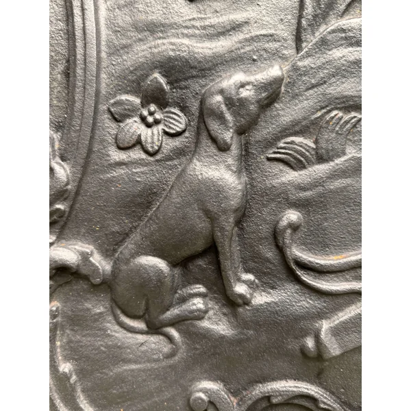 Plaque de cheminée en fonte de Cousance