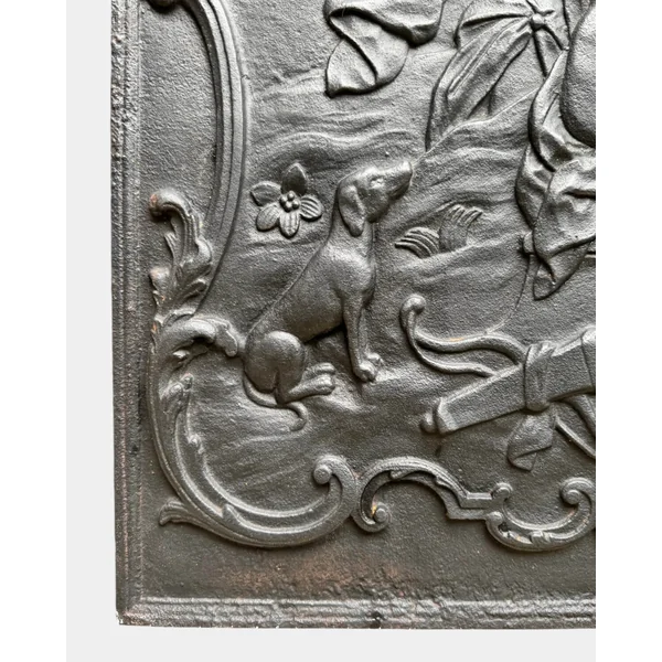 Plaque de cheminée en fonte de Cousance