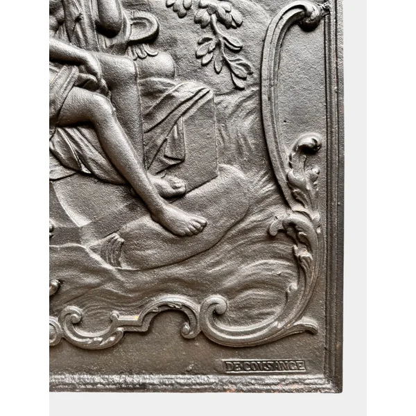 Plaque de cheminée en fonte de Cousance