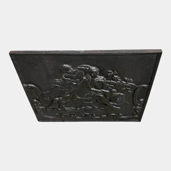 Plaque de cheminée en fonte de Cousance
