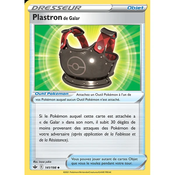 Plastron de Galar 141/198