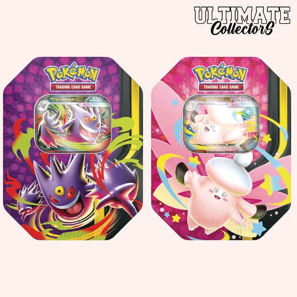 Pokébox Méga-Ectoplasma-ex & Pokébox Méga-Mélodelfe-ex