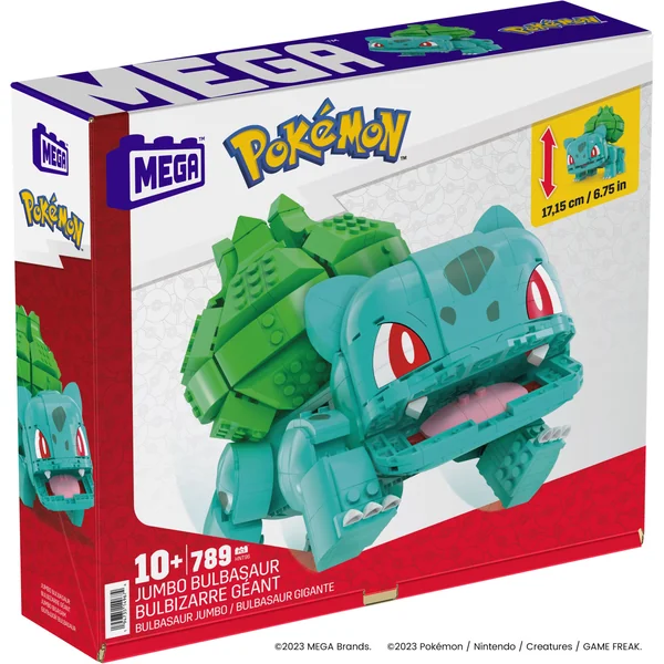 Pokémon jeu de construction Mega Construx Bulbizarre Géant 25 cm