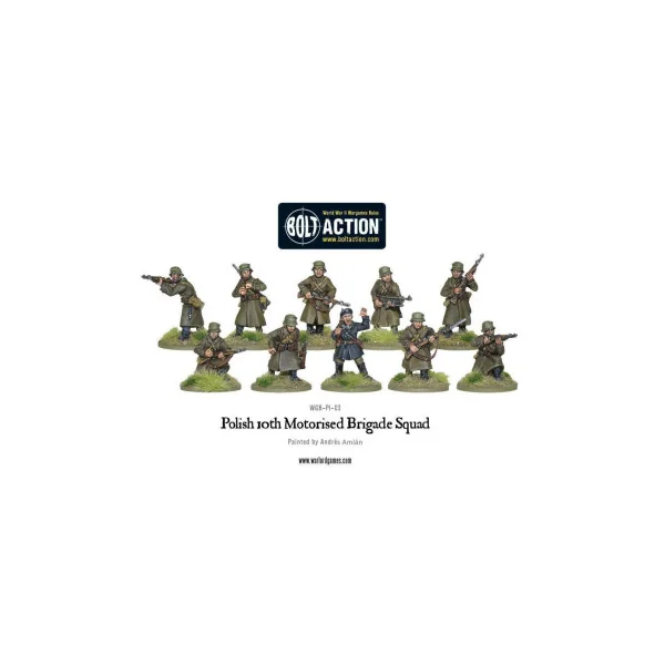 Polish 10th Motorised Brigade Squad - Bolt Action